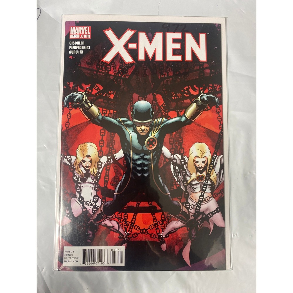 Marvel X-Men #18 2011 Victor Gischler Jorge Molina Cyclops Emma Frost Comic Book